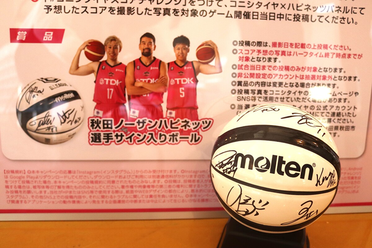 ハピネッツサインボール